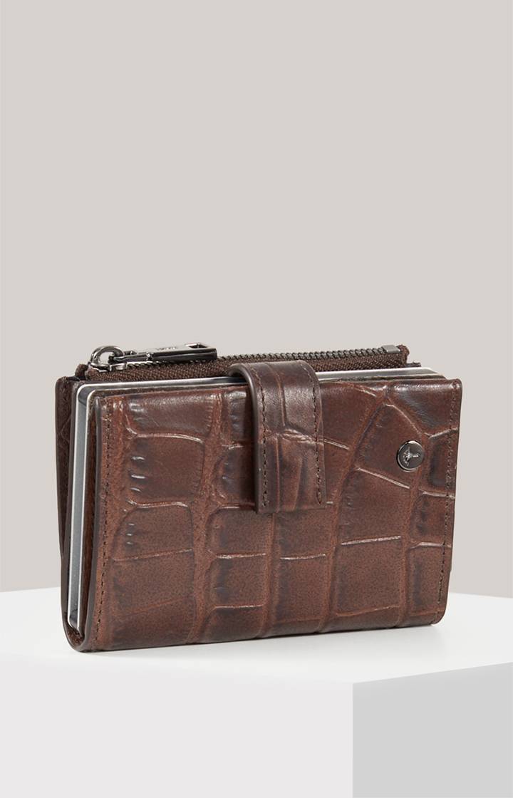 Joop Karten-Etui Fano C-Four E-Cage in Dunkelbraun Schlussverkauf