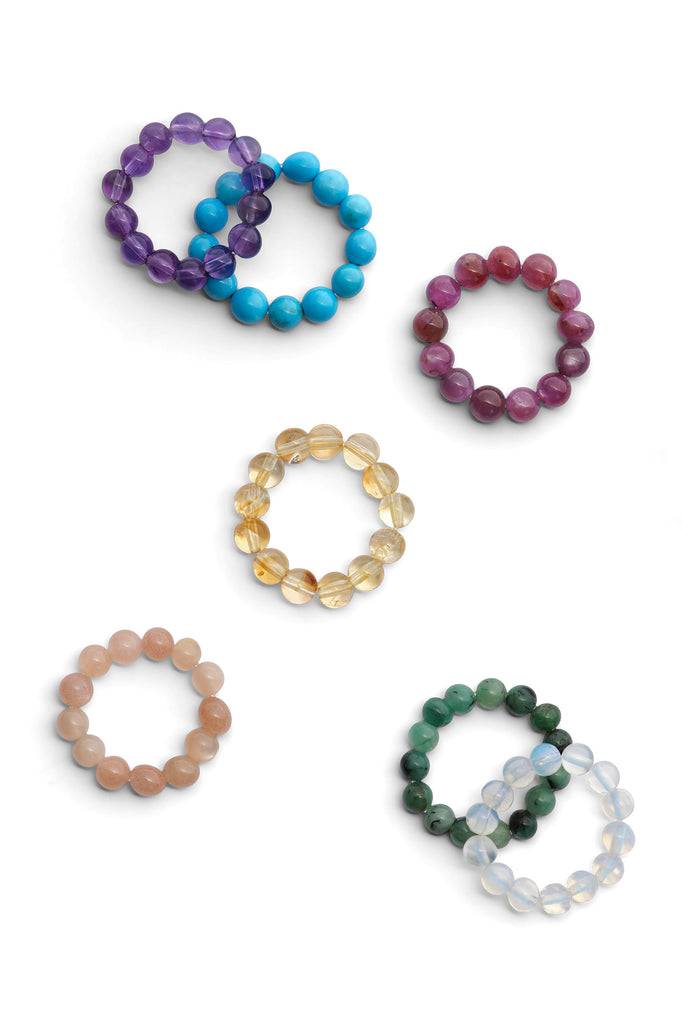 JUKSEREI BIRTHSTONE BUNGEE RING Bis zu 65% Rabatt
