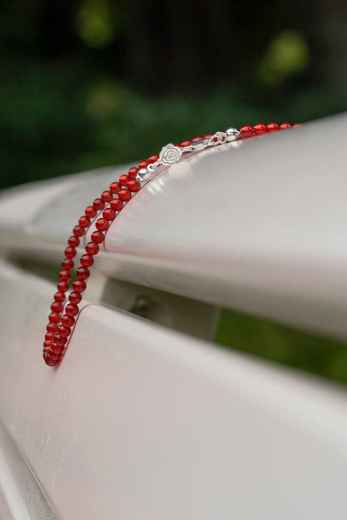 JUKSEREI ROSE CARNELIAN NECKLACE Outlet