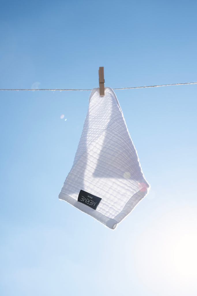 JUKSEREI MERME · FACIAL MUSLIN CLOTHS 3PAX Clearance-Verkauf