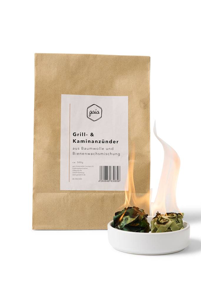 JUKSEREI GAIA · BEESWAX GRILL & FIREPLACE STARTERS Speichern exportieren