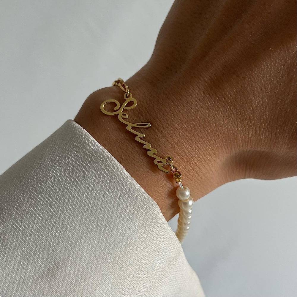 Kardelen Chic ID Armband - 925 SILBER Zeitbegrenzte Promotion