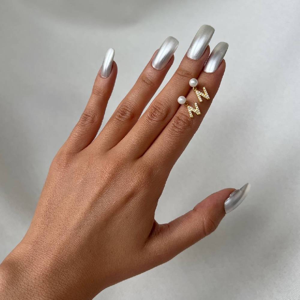 Kardelen PEARL INITIALEN OHRRING - 925 SILBER Bis zu 55% Rabatt