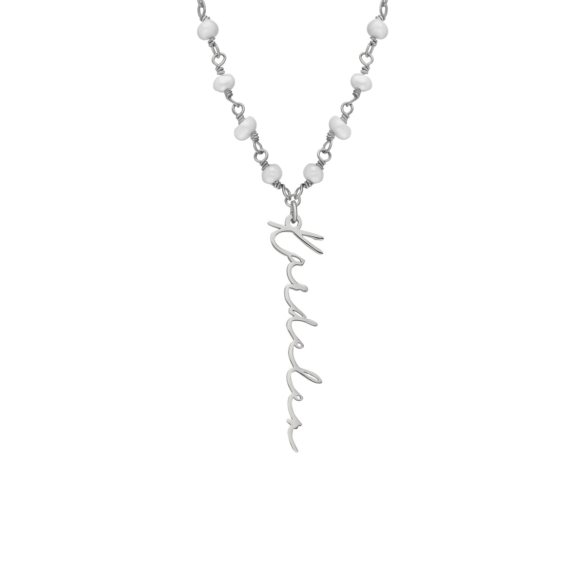 Kardelen Chain Design Pearl Halskette Basic Signature - 925 SILBER Begrenzt auf 3 Tage