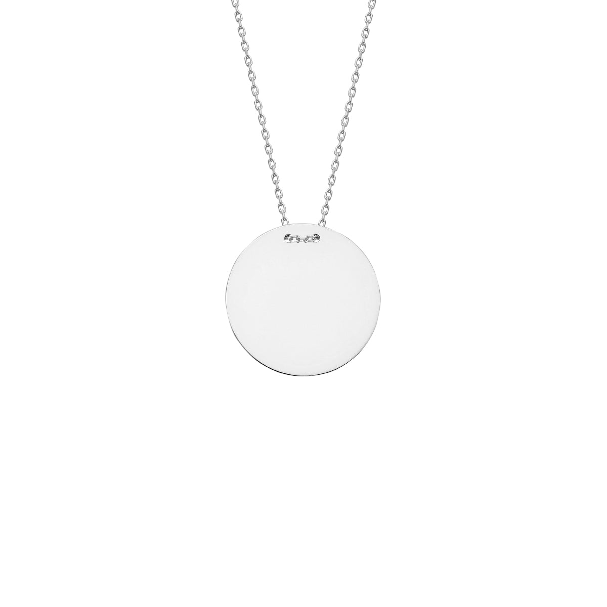 Kardelen Plättchen Gravurkette - 925 SILBER Im Verkauf