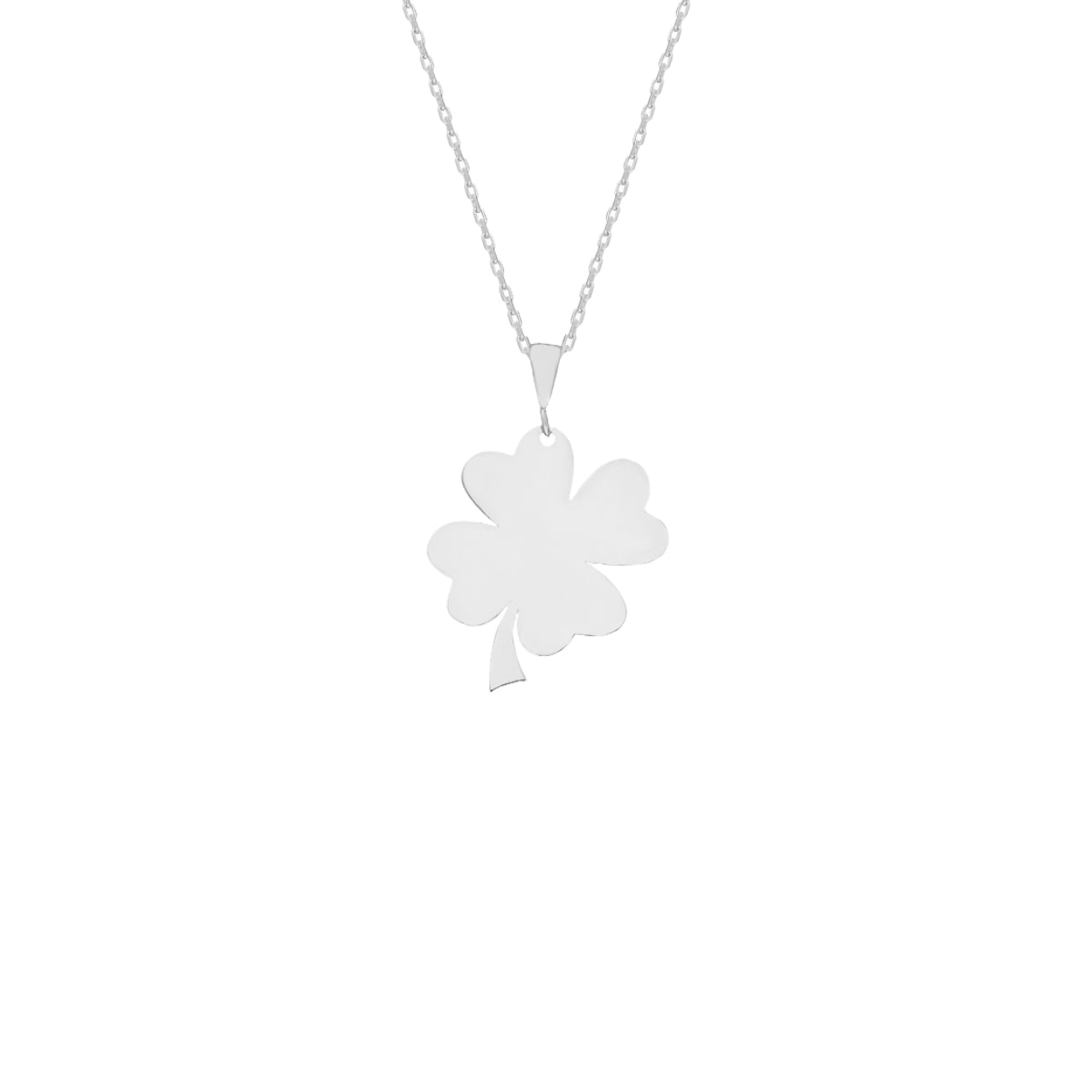 Kardelen Glücksblatt Gravurkette - 925 SILBER Fabrik Onlineshop