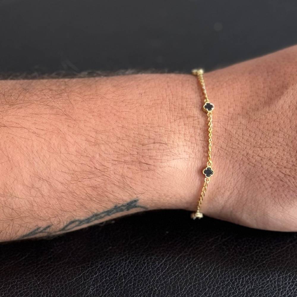 Kardelen MINIMAL KLEE GOURMET ARMKETTE - 925 SILBER Rabatt
