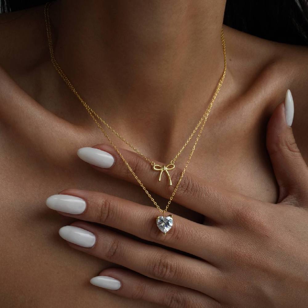 Kardelen FELICITY LOVE NECKLACE - 925 SILBER Begrenztes Angebot