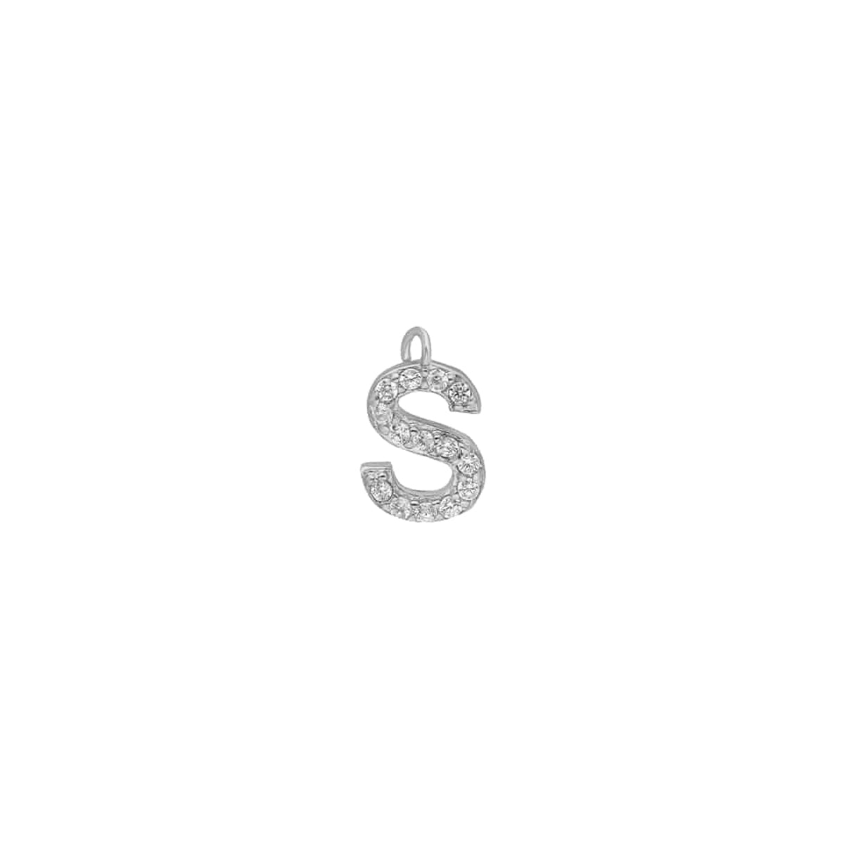 Kardelen Zirkonia Ersatzbuchstabe mit DIY Haken - 925 SILBER Saisonale Angebote