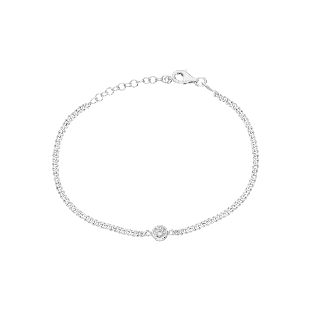 Kardelen Solitaire Armkette - 925 SILBER Räumungsverkauf