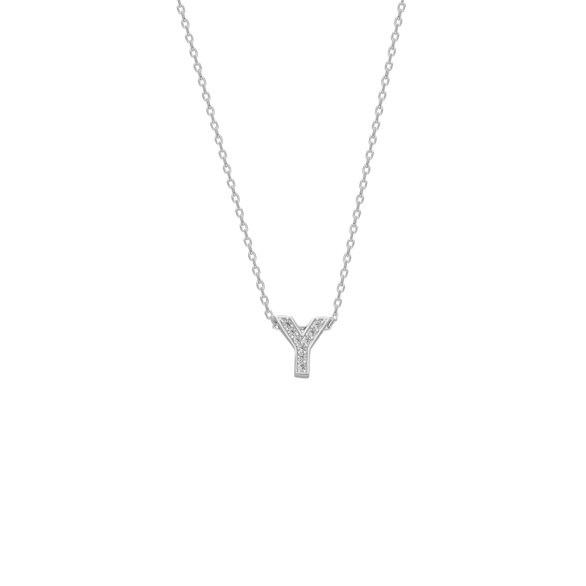 Kardelen Big Zirkonia Buchstabenkette II - 925 SILBER VIP-Rabatte