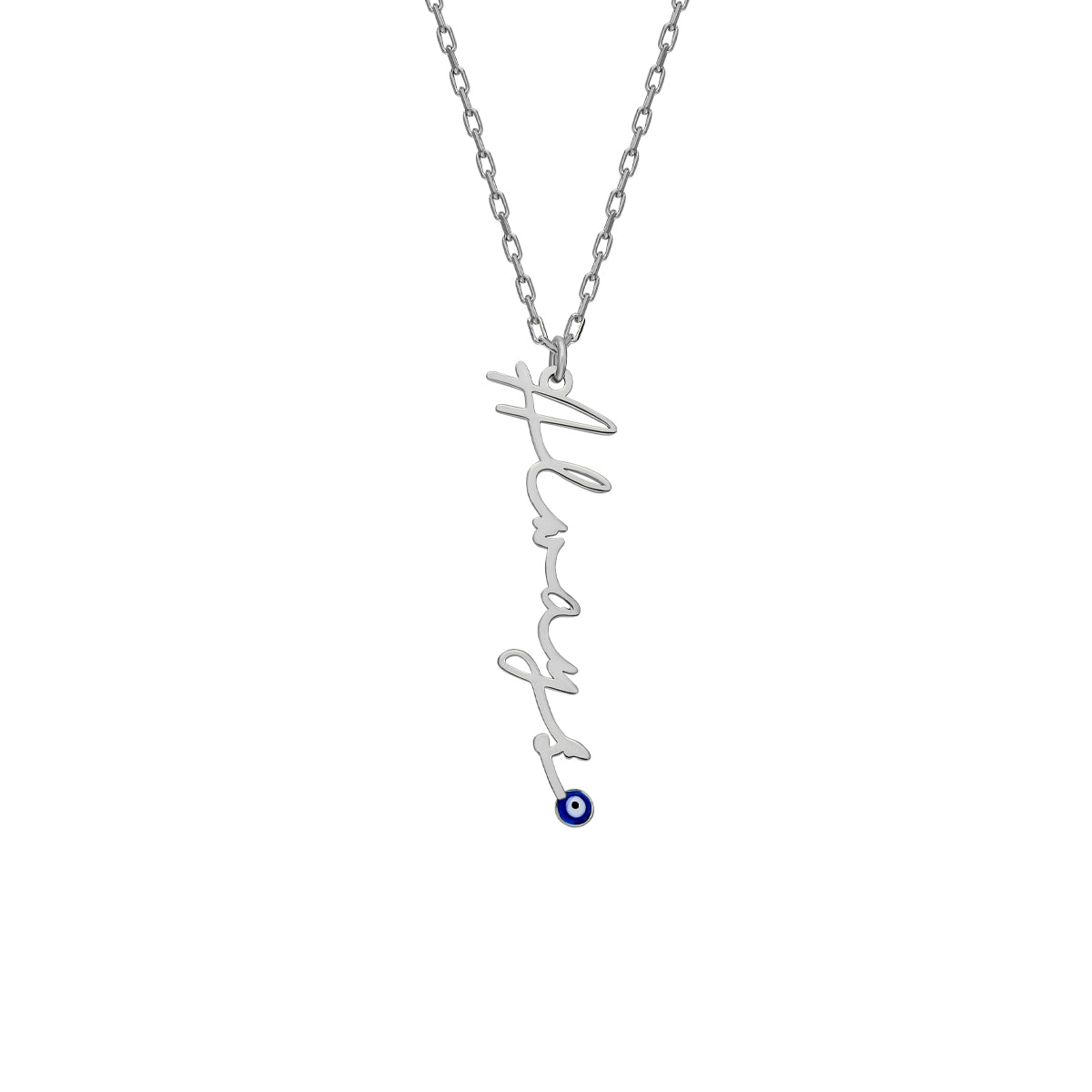 Kardelen Signaturkette mit Nazarauge - 925 SILBER Zeitbegrenzte Promotion