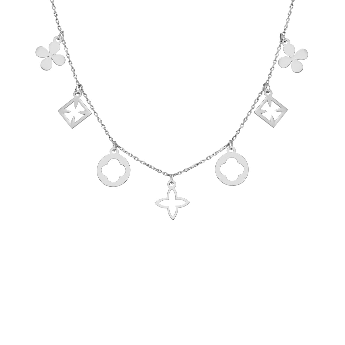 Kardelen Elenora Charm Halskette - 925 SILBER Schlussverkauf