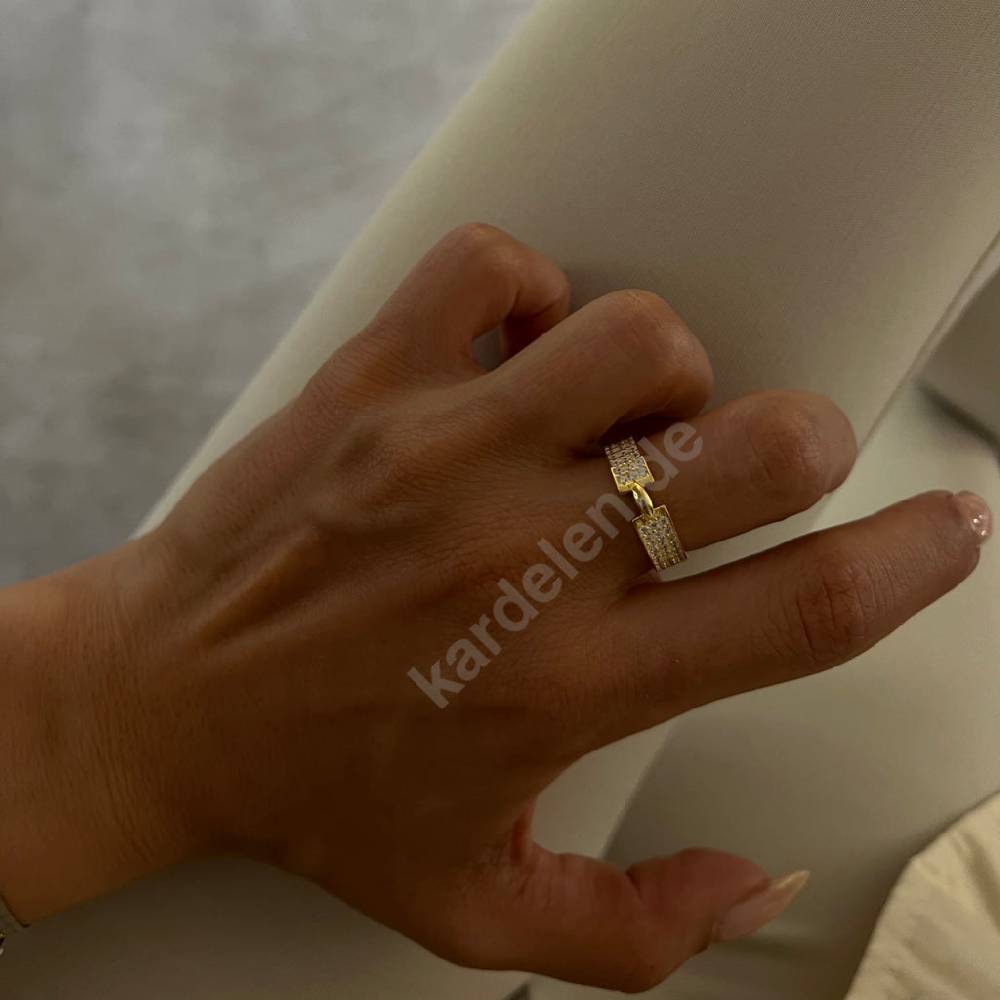 Kardelen Haylie Zirkonia Ring - 925 SILBER Begrenztes Angebot