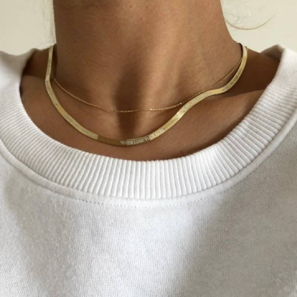 Kardelen 925 SILBER SNAKE CHAIN HALSKETTE Sonderangebote