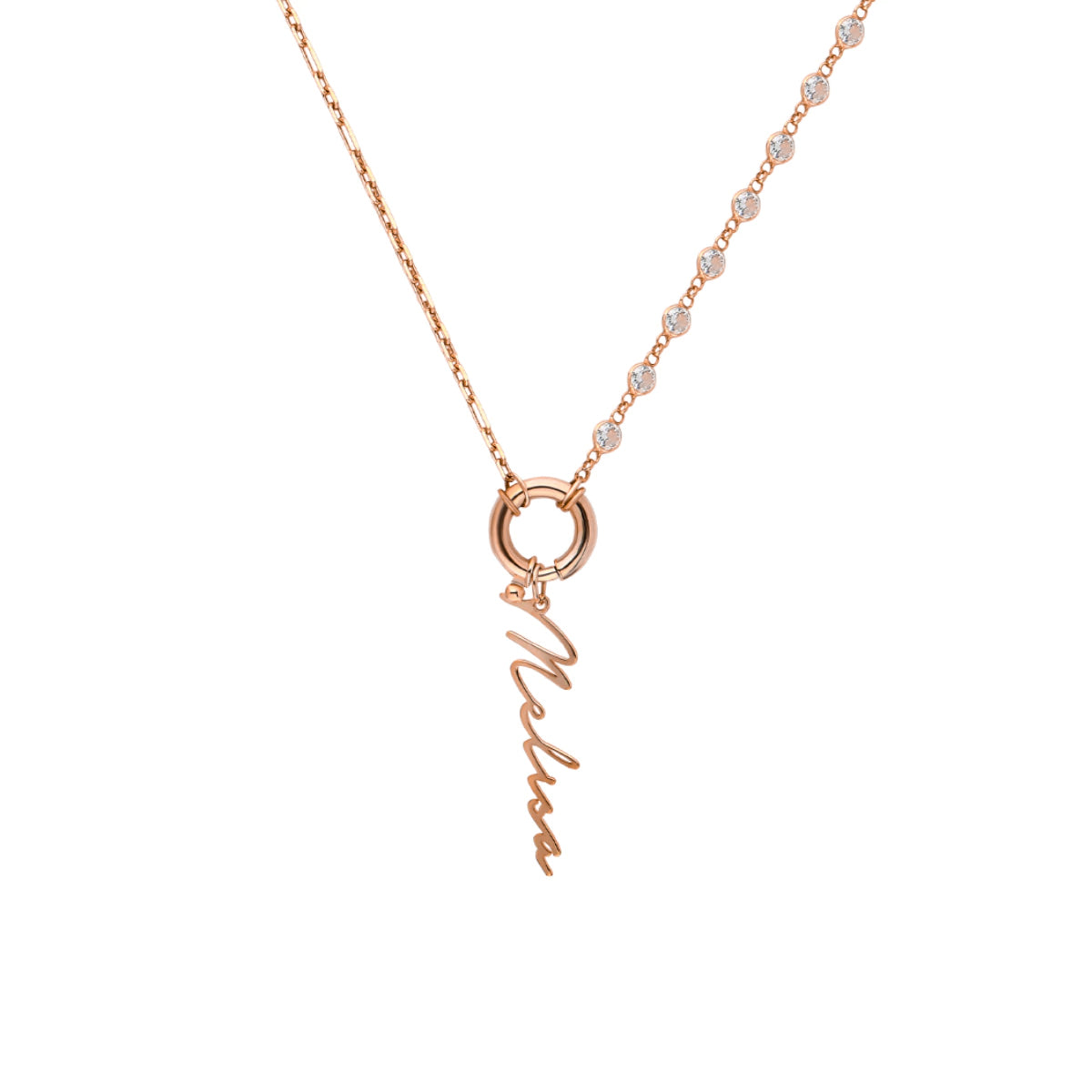 Kardelen Chain Design Diamond Halskette Basic Signatur - 925 SILBER Flash Sale