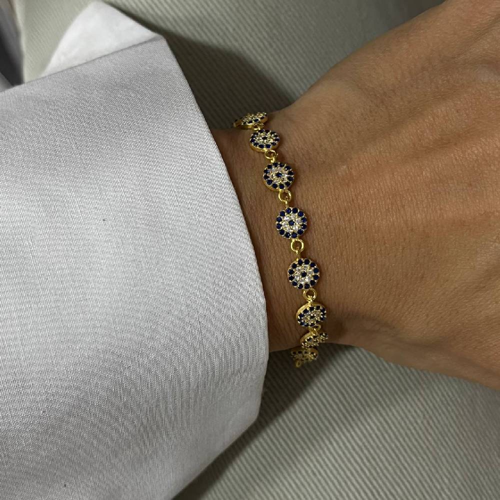 Kardelen Full Nazar Armband - 925 SILBER Bestseller
