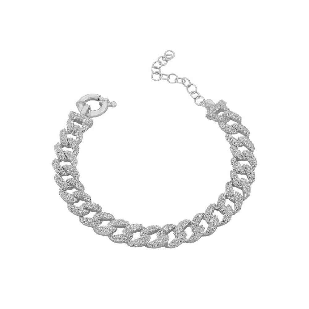 Kardelen Gourmet Zirkonia Armkette - 925 SILBER Räumungsverkauf