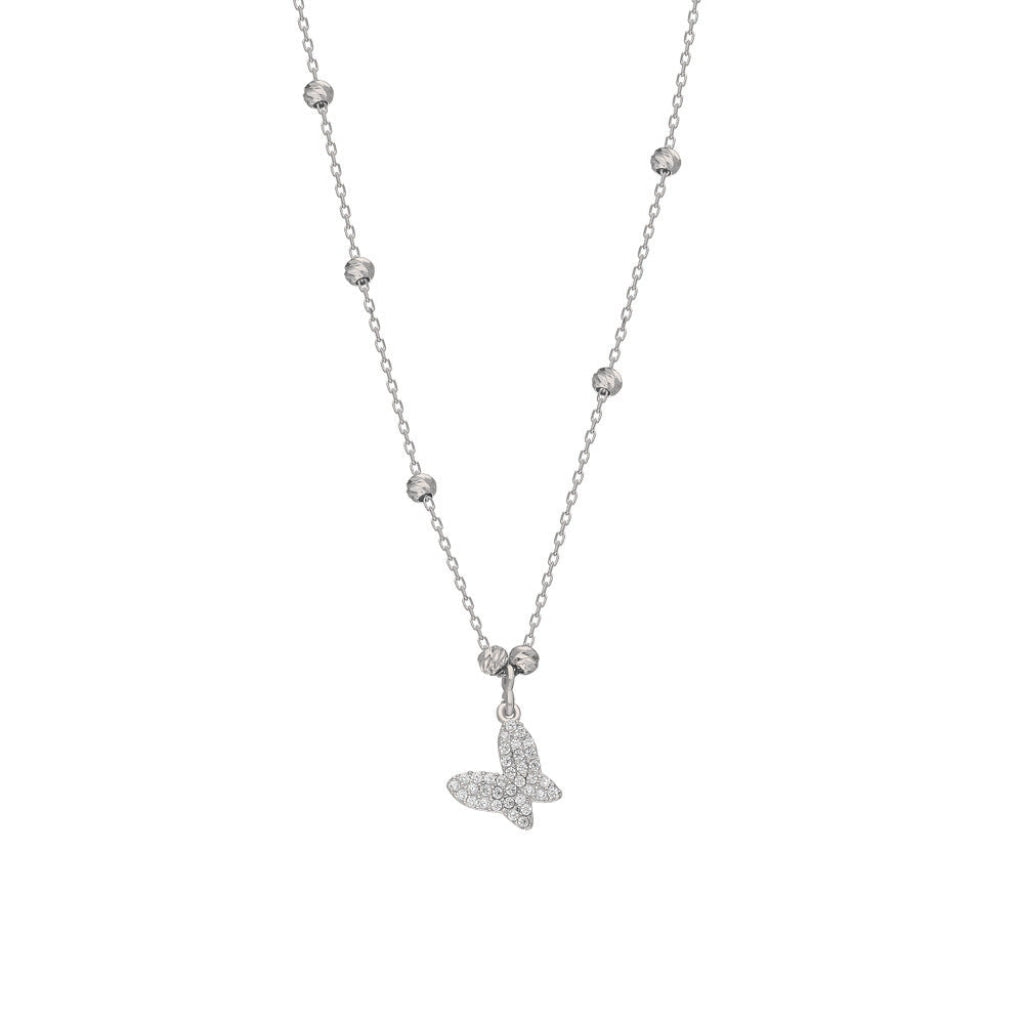 Kardelen BUTTERFLY BALL HALSKETTE - 925 SILBER Sonderangebote