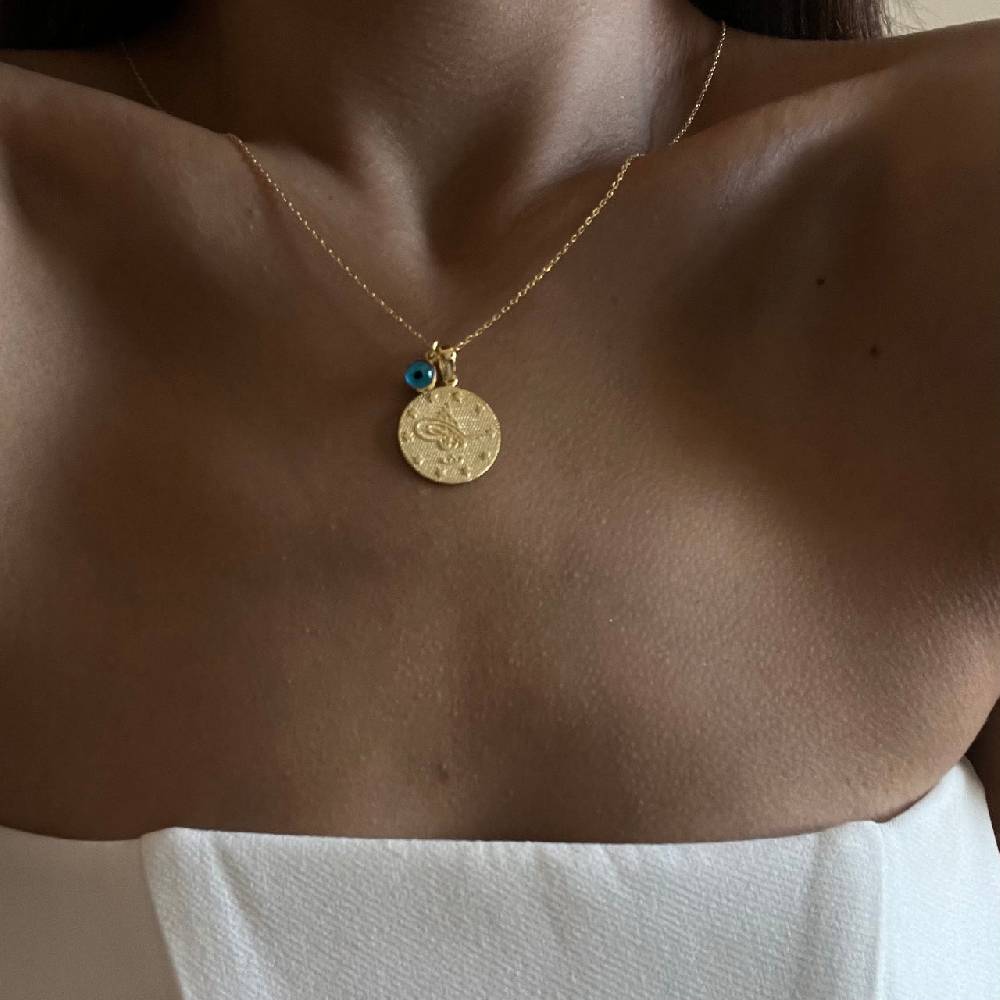 Kardelen Resat Kette mit Nazarauge - 925 SILBER Bis zu 50% Rabatt