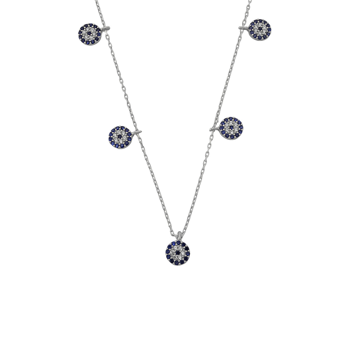 Kardelen Nazar Chocker 5er Kette - 925 SILBER Bis zu 55% Rabatt