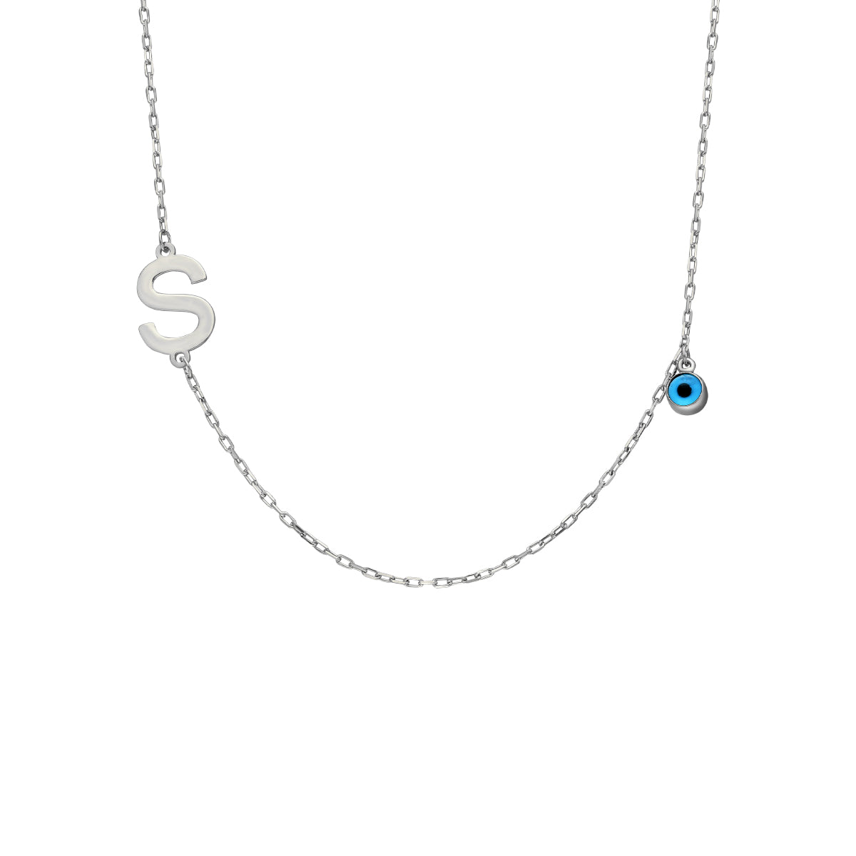 Kardelen Buchstabenkette Nazar - 925 SILBER Black Friday Preise
