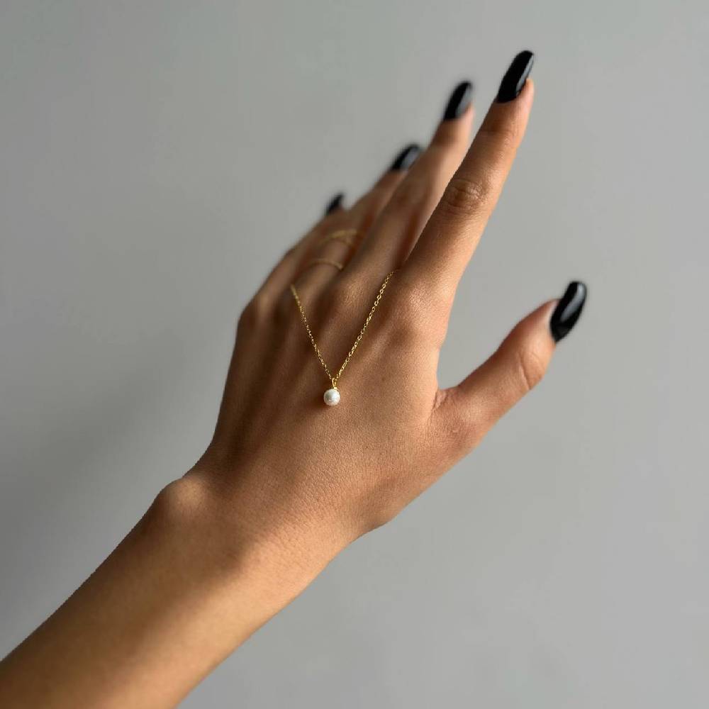 Kardelen Mini Pearl Halskette - 925 SILBER Muttertagsangebot