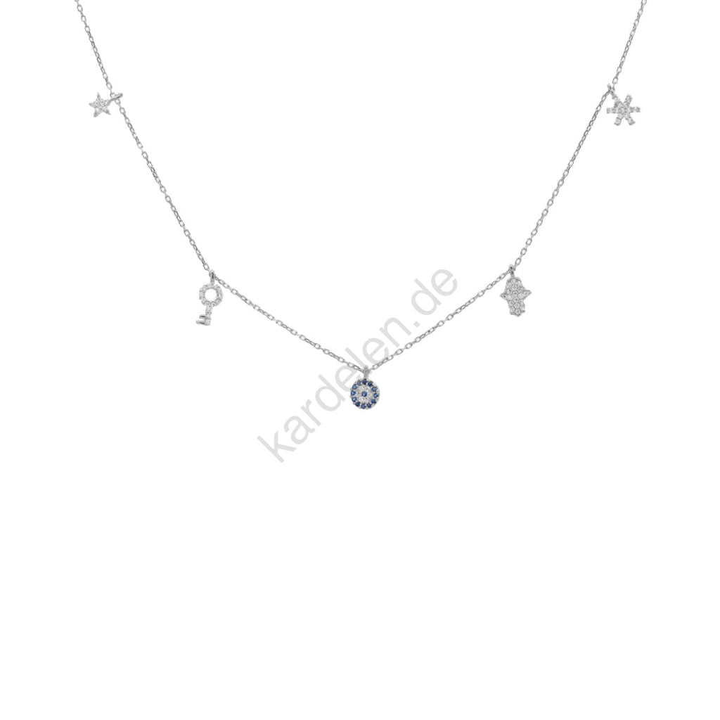 Kardelen Charm Halskette - 925 SILBER Vatertagsangebot