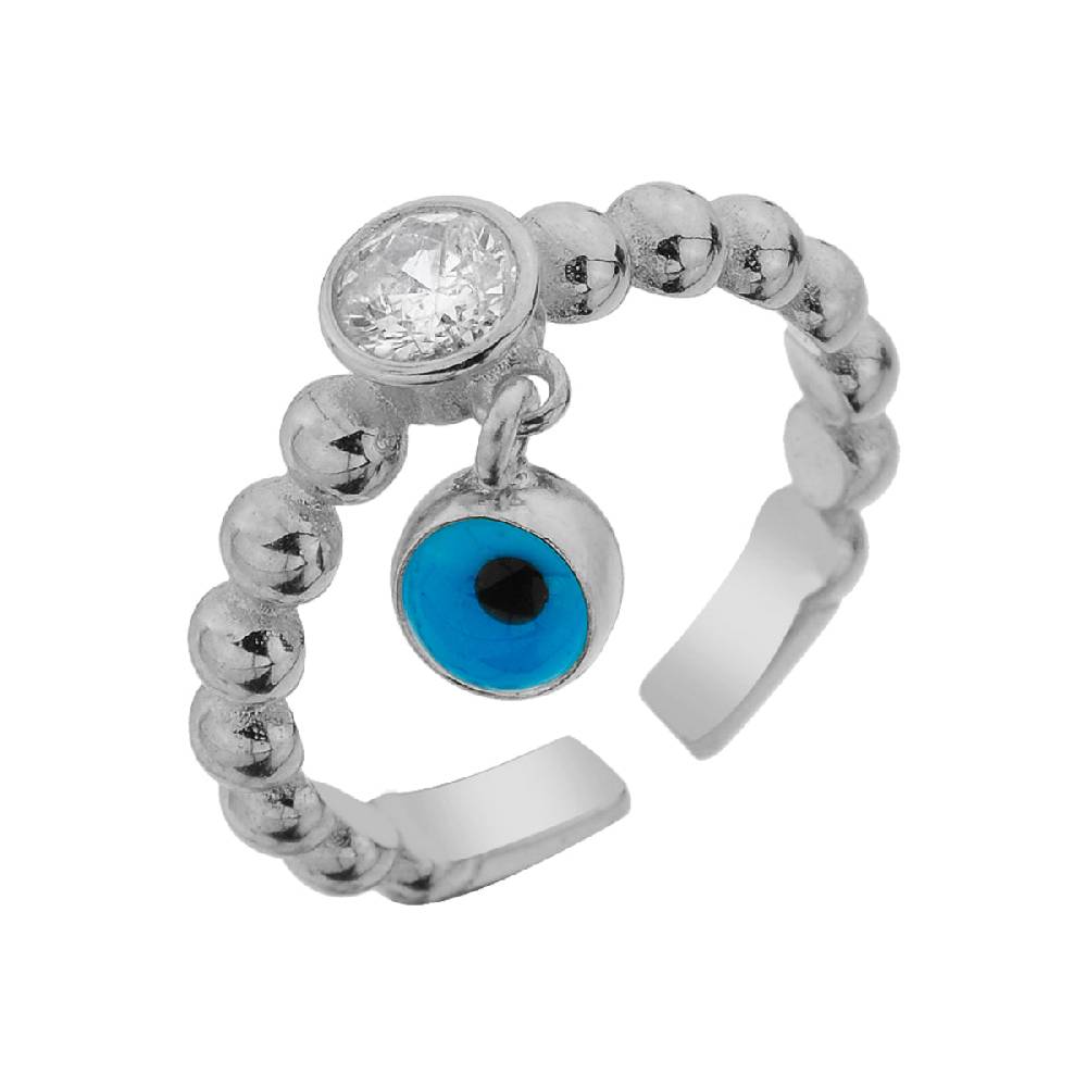 Kardelen Nazar Stone Ring - 925 SILBER JETZT KAUFEN