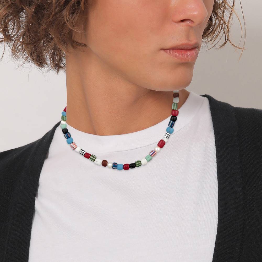 Kuzzoi Halskette Glas Beads | Süßwasserperlen Neueste Stile