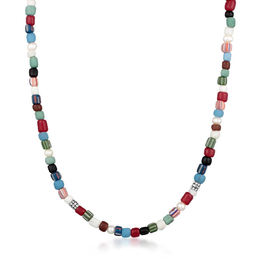 Kuzzoi Halskette Glas Beads | Süßwasserperlen Neueste Stile