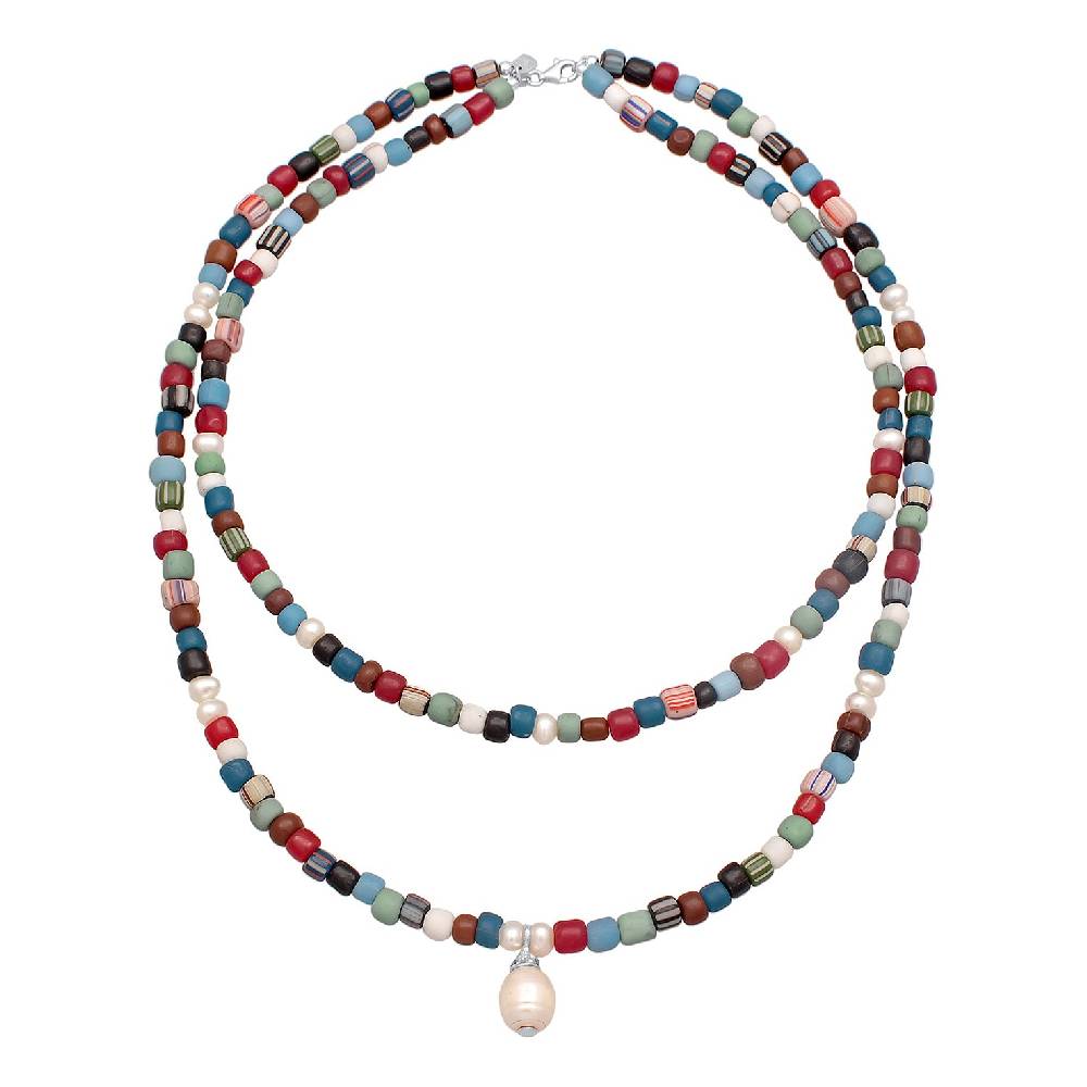 Kuzzoi Layer-Halskette Beads Bis zu 50% Rabatt