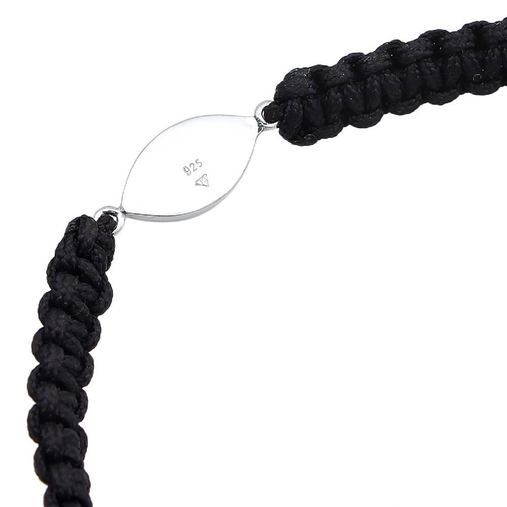 Kuzzoi Armband Evil Eye | Nylon (Schwarz) Bis zu 65% Rabatt