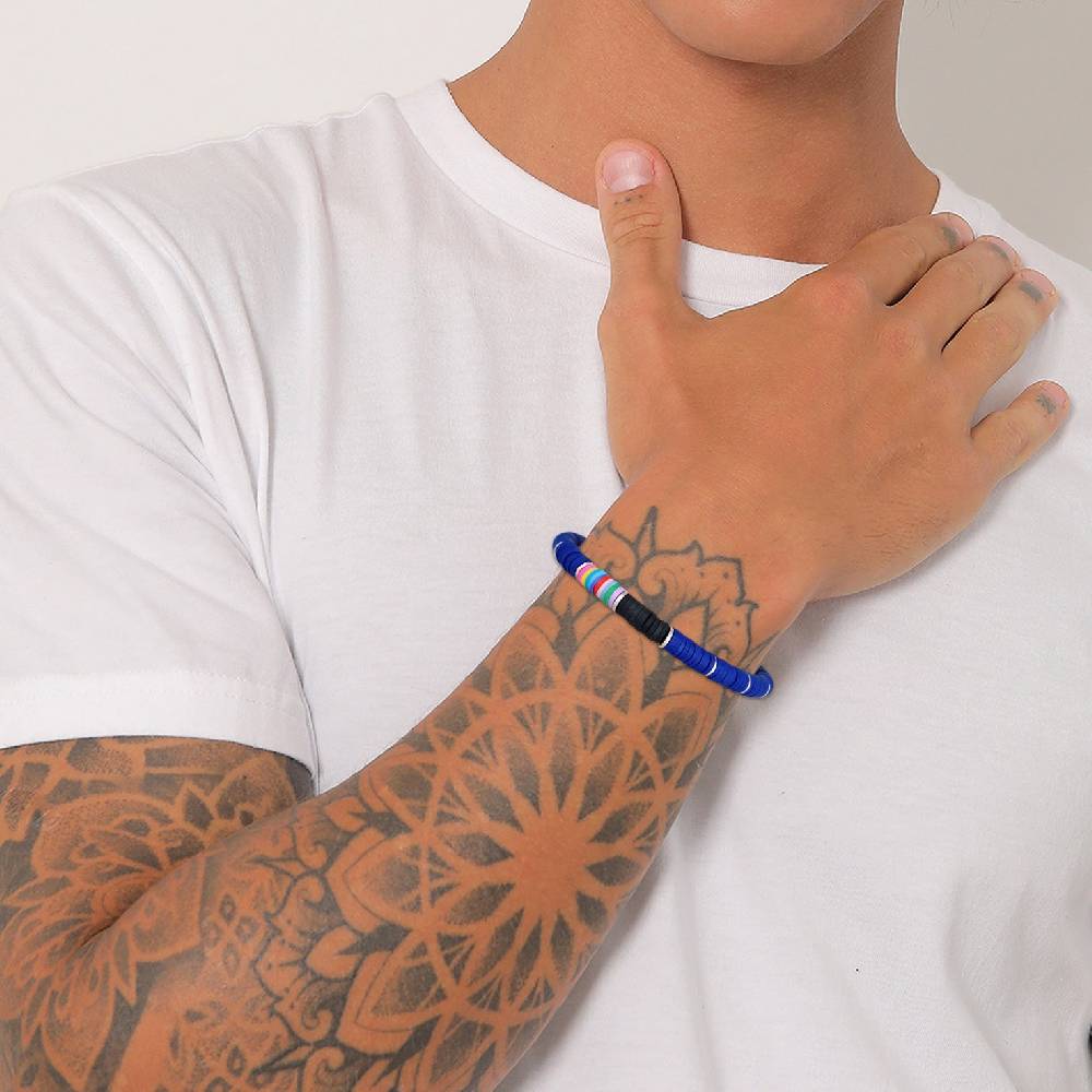 Kuzzoi Armband Textil | Heishi Perlen Vierteljährliche Förderung
