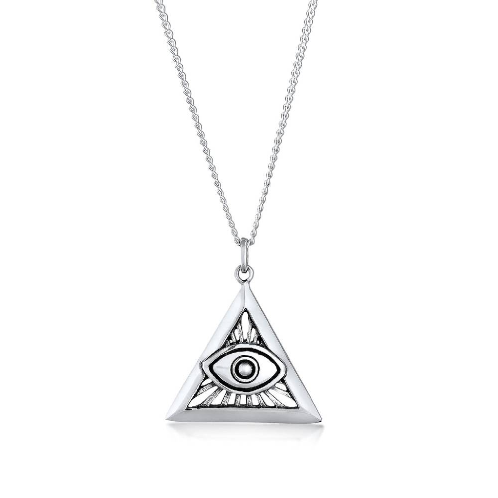 Kuzzoi Halskette Dreieck Evil Eye Bis zu 55% Rabatt