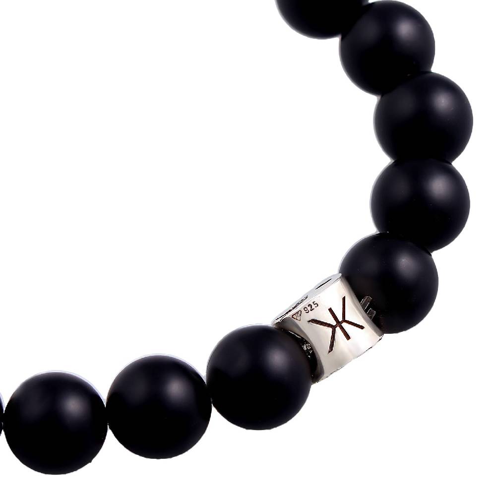 Kuzzoi Armband Yin Yang Beads | Onyx (Schwarz) Angebote