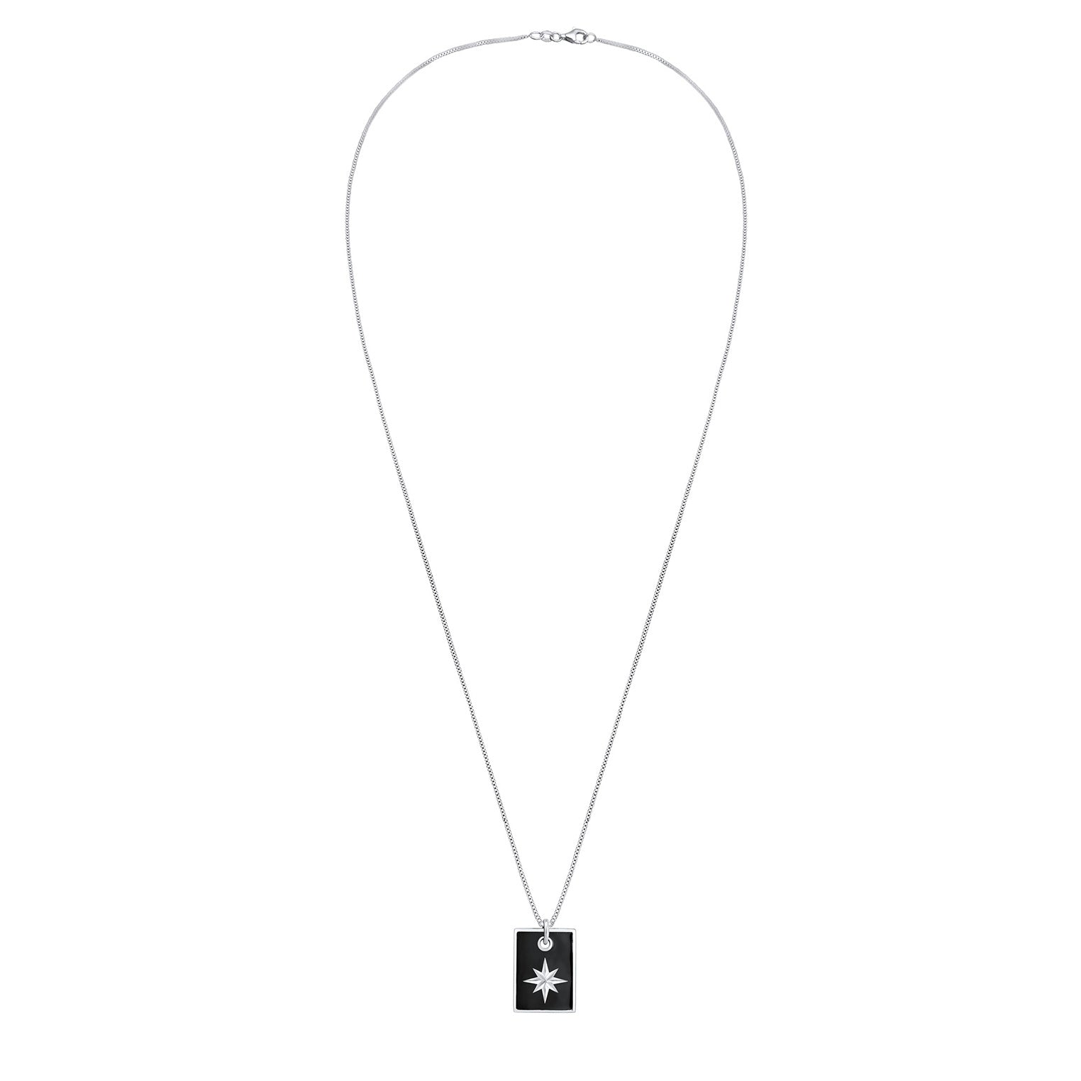 Kuzzoi Halskette Dog Tag | Emaille (Schwarz) Limitierter Zeitrabatt