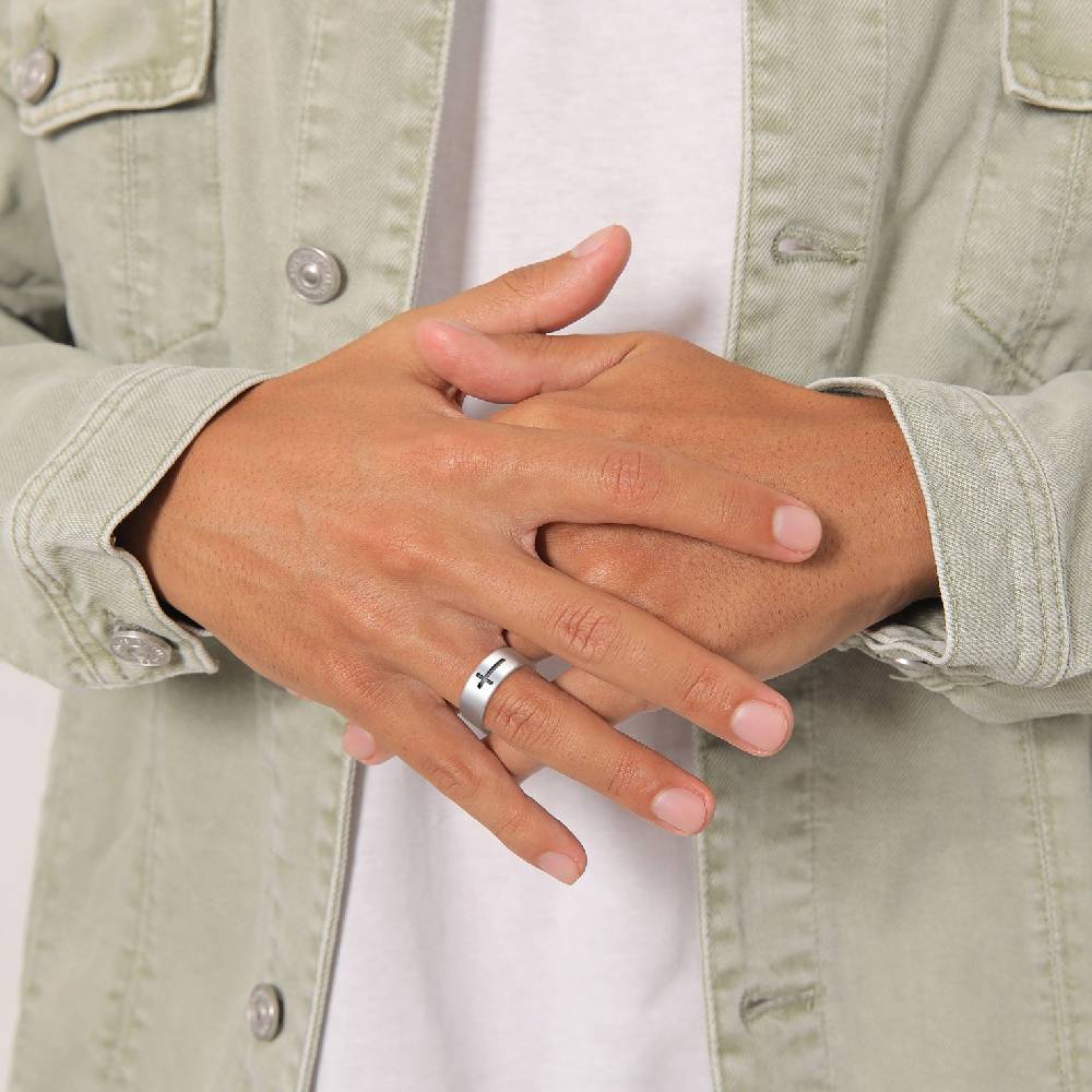 Kuzzoi Ring Breit Kreuz Günstig kaufen