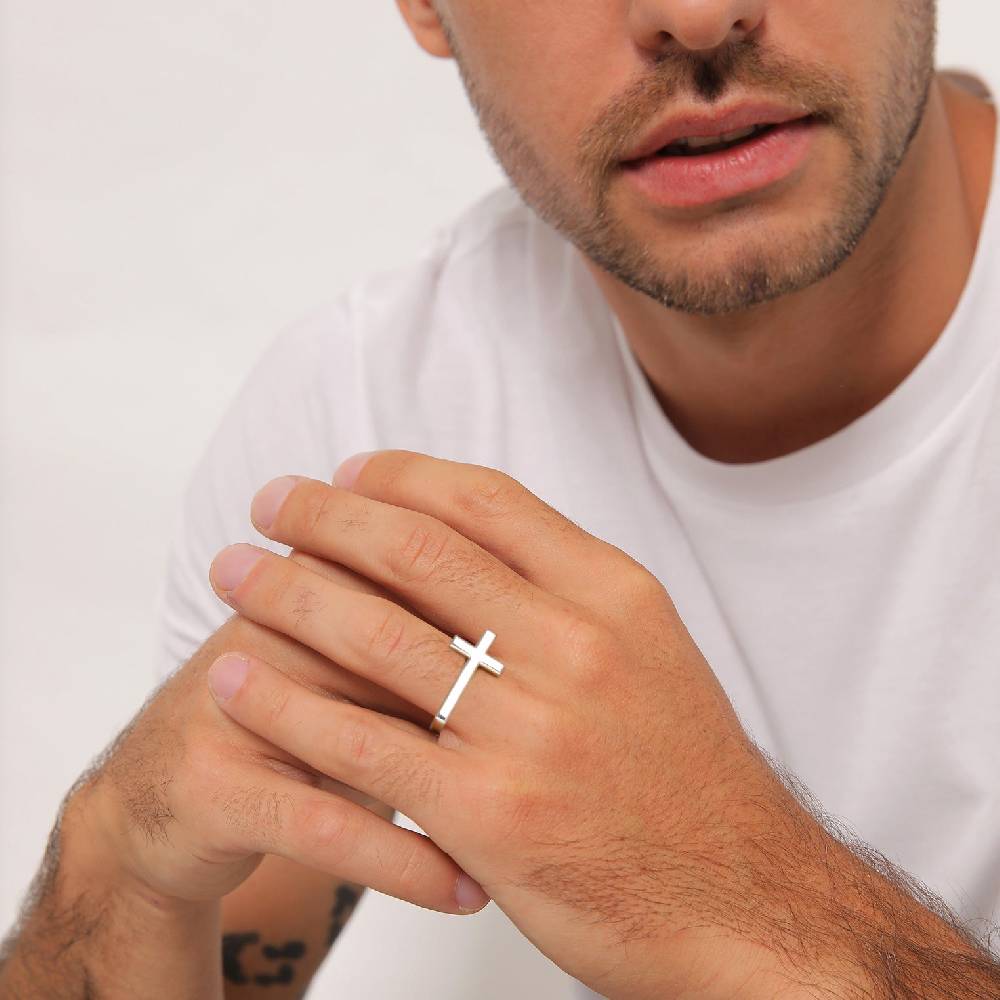 Kuzzoi Ring Kreuz Basic Flash Sale