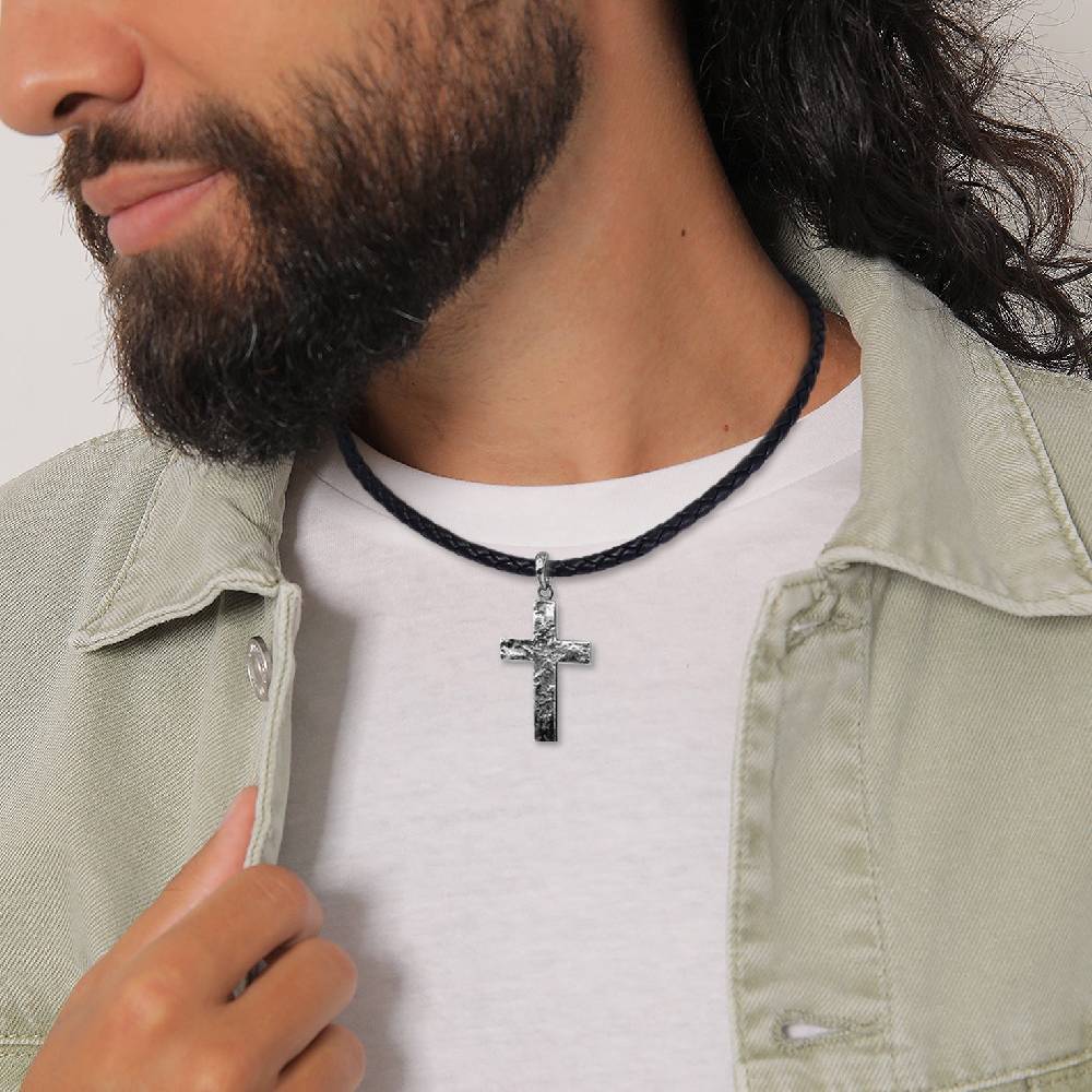 Kuzzoi Halskette Kreuz | Leder Online Shopping