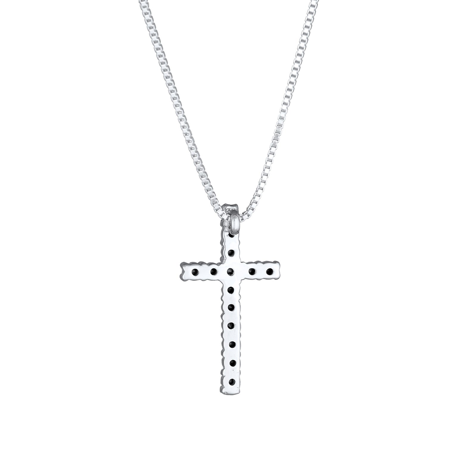 Kuzzoi Halskette Kreuz | Kristalle (Weiß) Saisonale Angebote