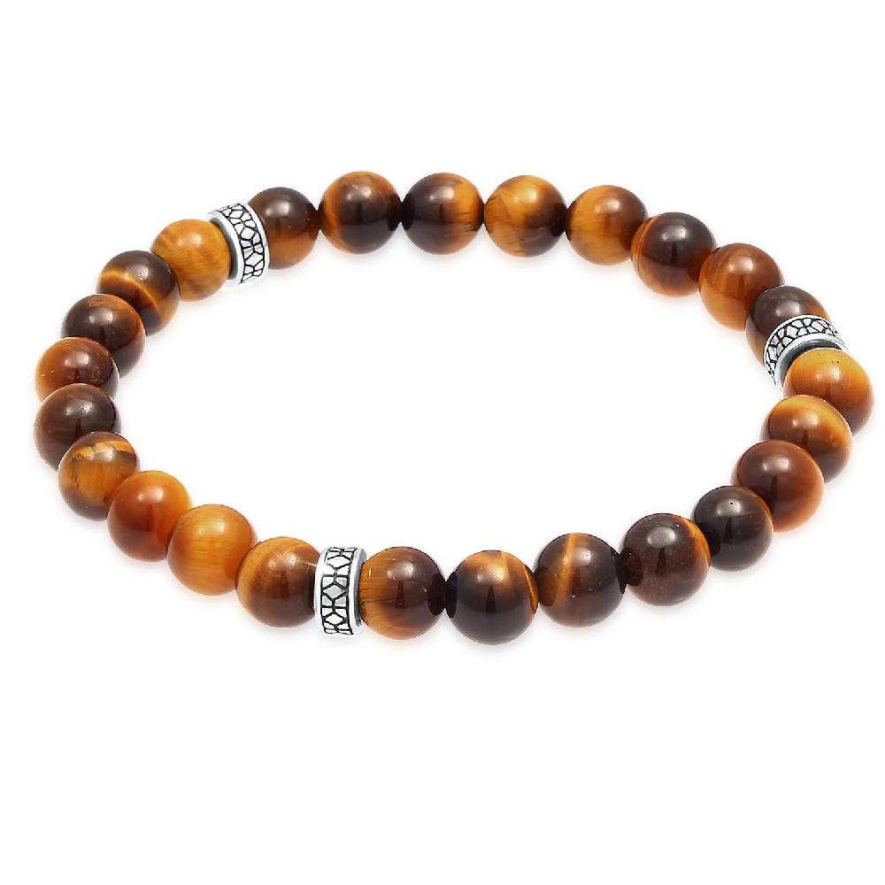 Kuzzoi Armband Vintage | Tigerauge (Braun) Nur für heute