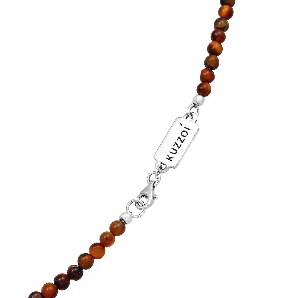 Kuzzoi Halskette Barren Anhänger | Tigerauge (Braun) Discount Store für neue Produkte