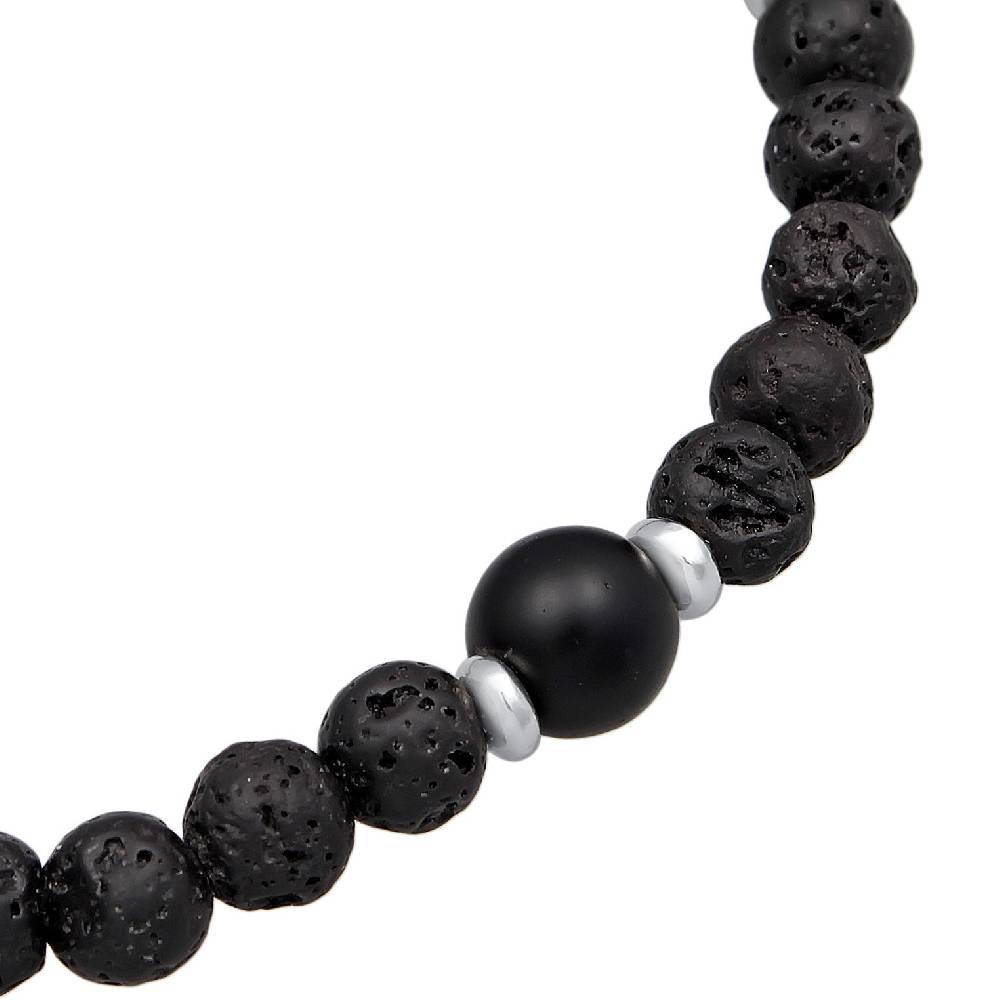 Kuzzoi Armband Beads | Lava (Schwarz) Online Shopping