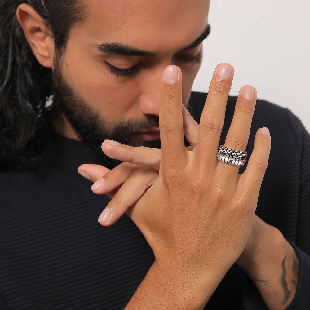 Kuzzoi Ringset Rillen Preisnachlass