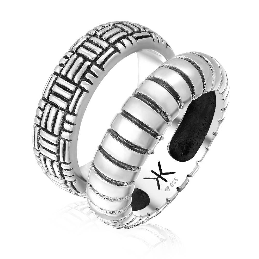 Kuzzoi Ringset Rillen Preisnachlass