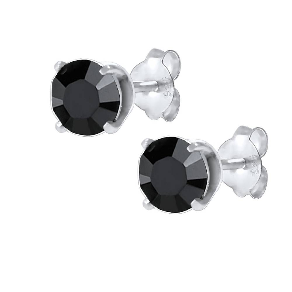 Kuzzoi Ohrstecker Basic | Kristall (Schwarz) Valentinstagsangebot