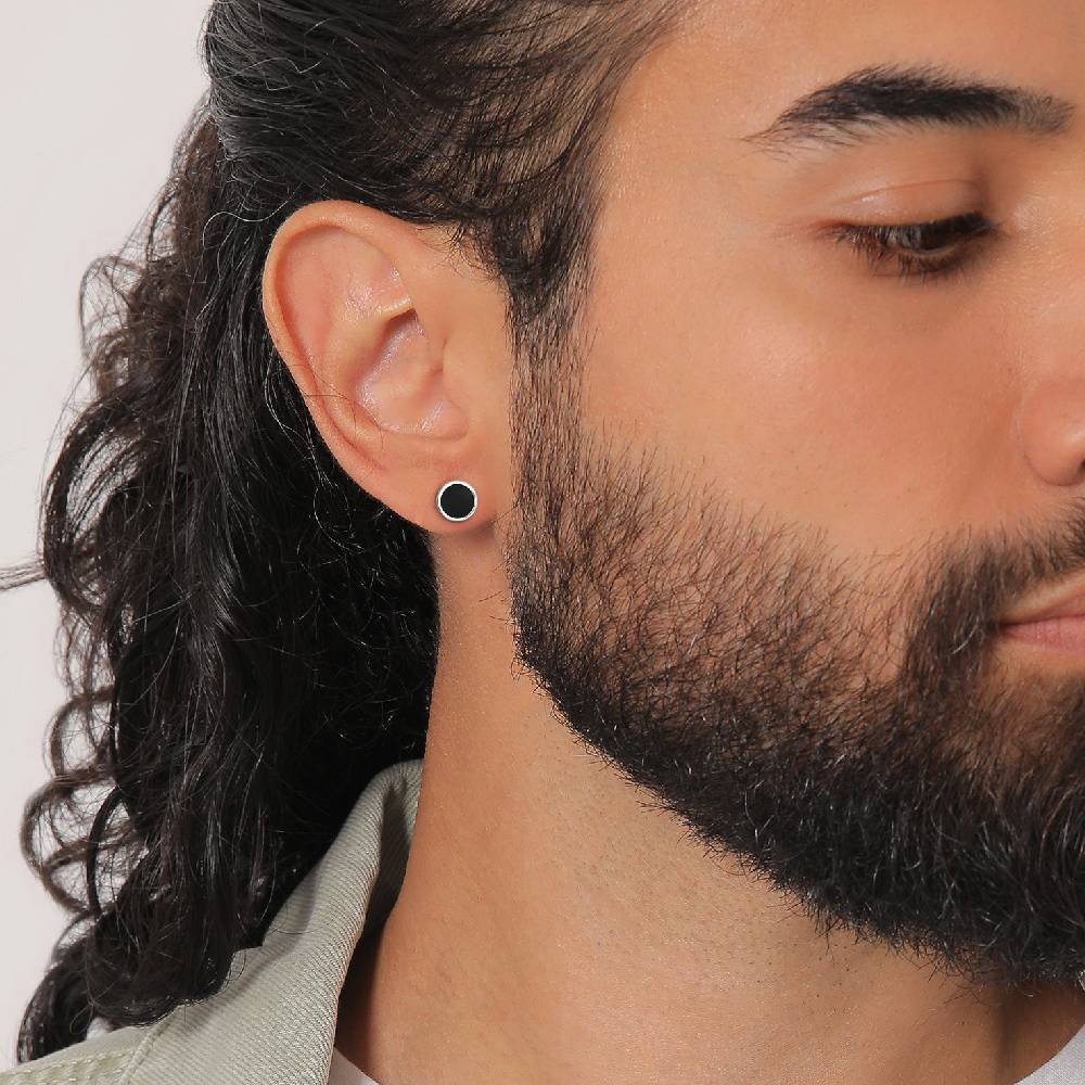 Kuzzoi Ohrstecker Rund | Emaille Top Angebot