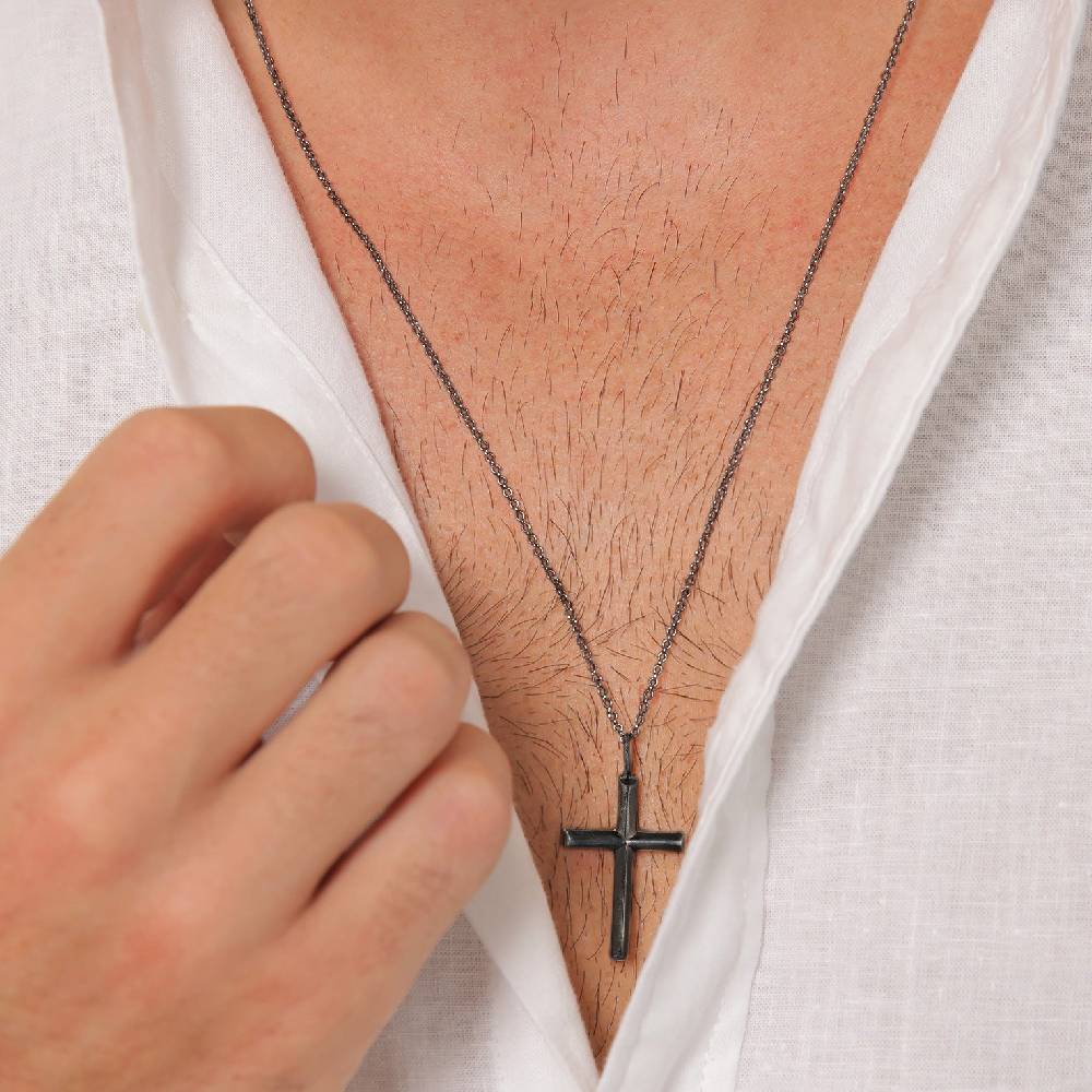 Kuzzoi Erbs-Halskette Kreuz Online Outlet