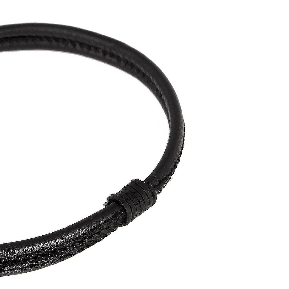 Kuzzoi Armband Haken | Leder (Schwarz) Letzte 2 Tage